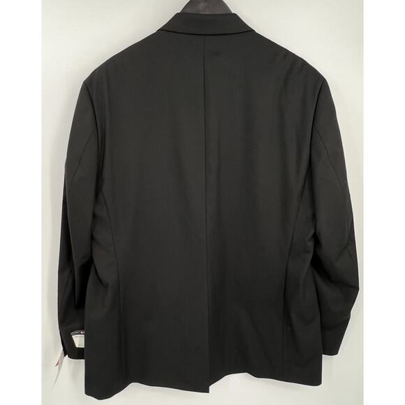 Chaps MENS SIZE 46R Black Performance Series Stretch Single Breast Two Button - Picture 7 of 12